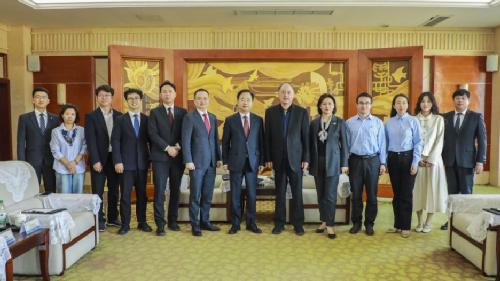 校际交流，深化合作---全州大学校长朴珍培一行莅临我校访问交流